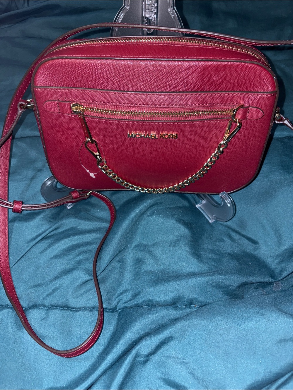 Michael Kors NWOT Jet Set Crossbody + Free Unbranded Dusty